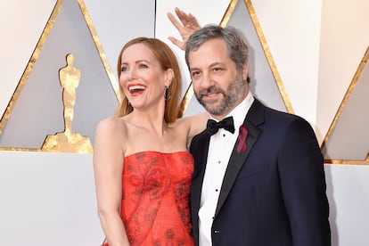 Leslie Mann y Judd Apatow.