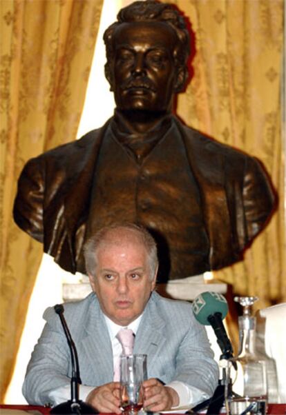 Daniel Barenboim, ayer en Milán.