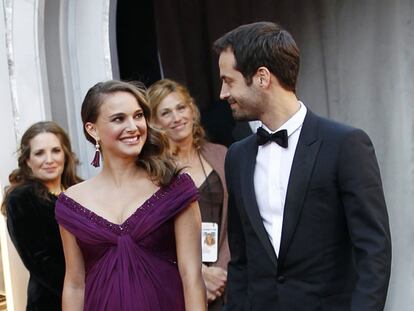 Natalie Portman y Benjamin Millepaid