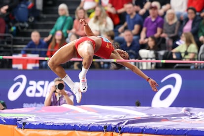 María Vicente en una imagen de archivo de los Mundiales de Atletismo de Glasgow 2024.
