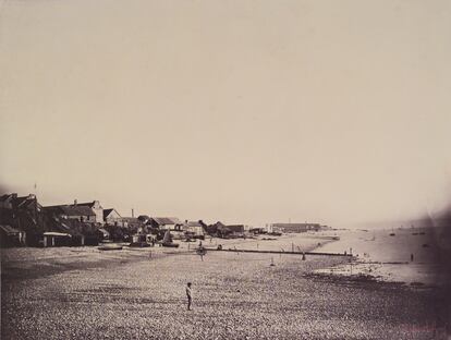 'Playa de Saint-Adresse, en Normandía', de Gustave Le Gray.