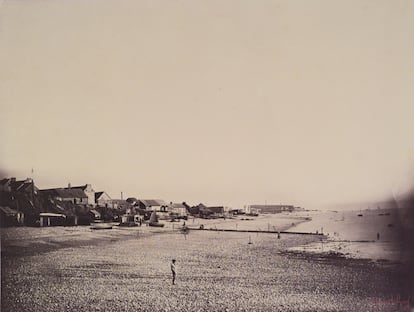 'Playa de Saint-Adresse, en Normandía', de Gustave Le Gray.