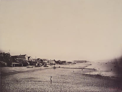 'Playa de Saint-Adresse, en Normandía', de Gustave Le Gray.