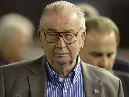 Julio Grondona, antes del comienzo del Mundial 2014