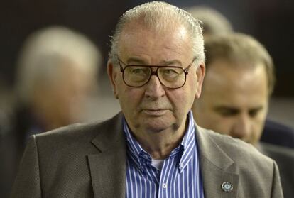 Julio Grondona, antes del comienzo del Mundial 2014