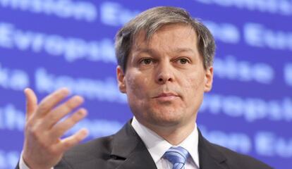 El comisario de Agricultura de la Comisi&oacute;n Europea, Dacian Ciolos.