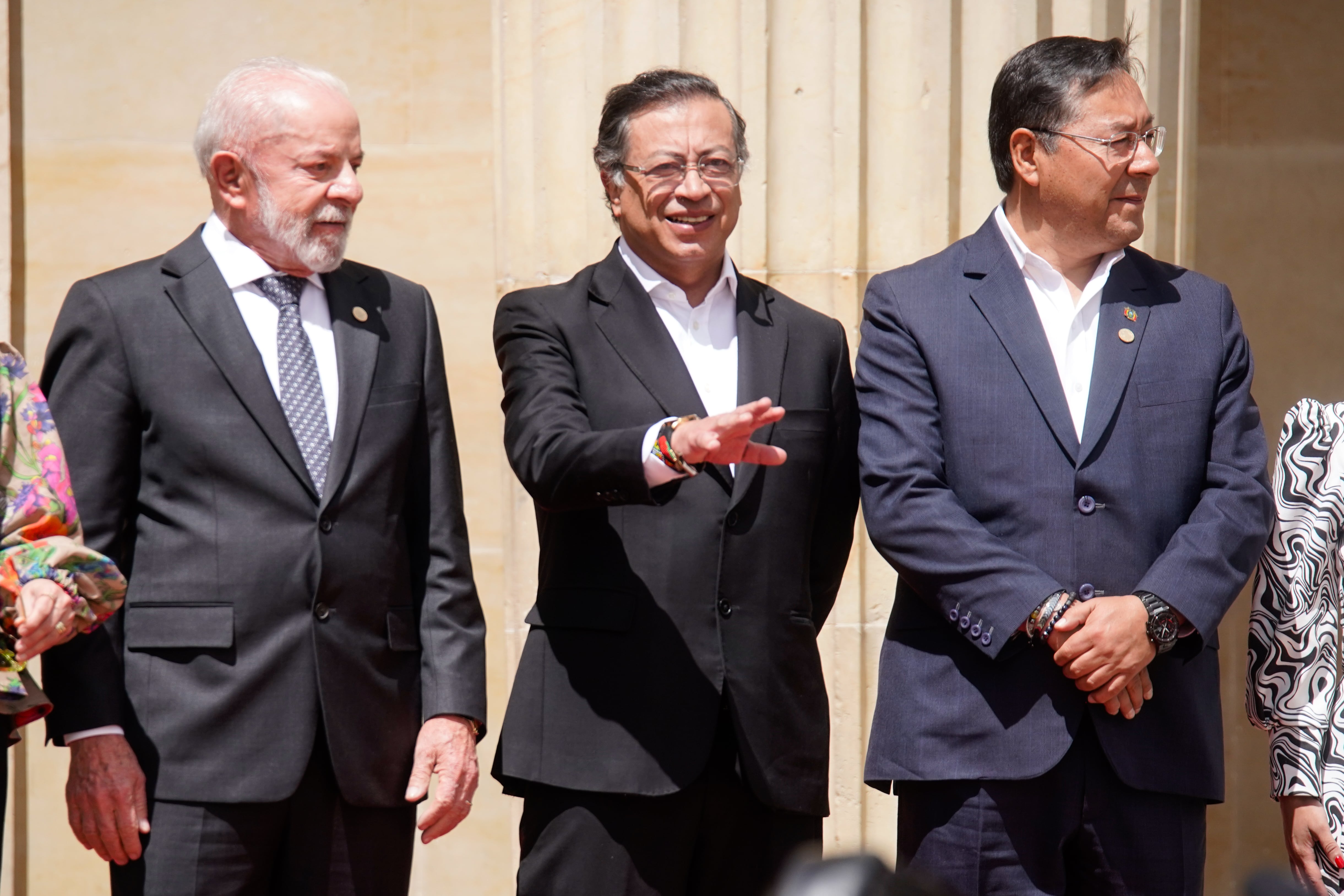 Los presidentes Lula Da Silva, Gustavo Petro y Luis Arce, en la Cumbre de los Países Amazónicos 
