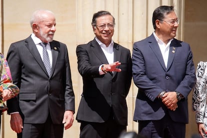 Los presidentes Lula Da Silva, Gustavo Petro y Luis Arce, en la Cumbre de los Países Amazónicos