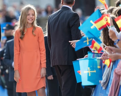 La infanta Sofía en los premios Princesa de Asturias 2019, en Asturias el pasado octubre.