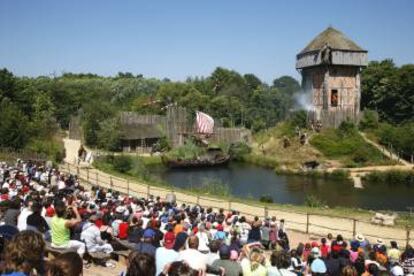 Un espectáculo del parque Puy du Fou.