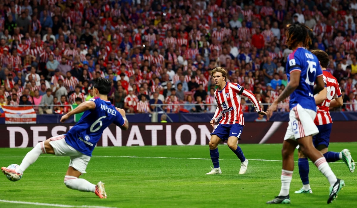 Atlético de Madrid beats Manchester United 2-0 in Champions League