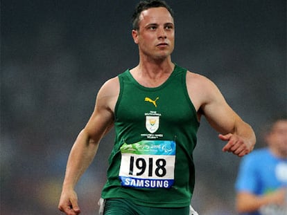 Oscar Pistorius, en l0s Juegos Paralímpicos.