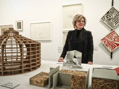 Ella Fontanals-Cisneros, coleccionista de arte, en la Feria Arco de Madrid en 2018.
