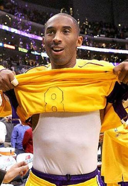 El jugador de los Lakers, espectacular.