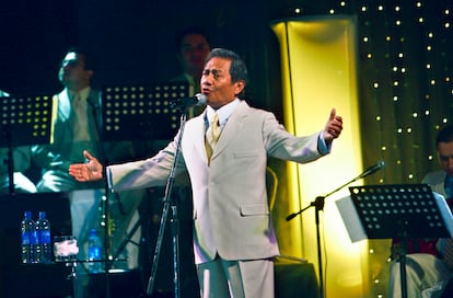 Armando Manzanero en un concierto en Managua (Nicaragua), en 2006.