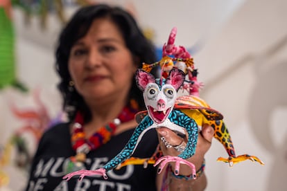 "Tlacuates", alebrije creado por el colectivo HR, de la Gustavo A. Madero.