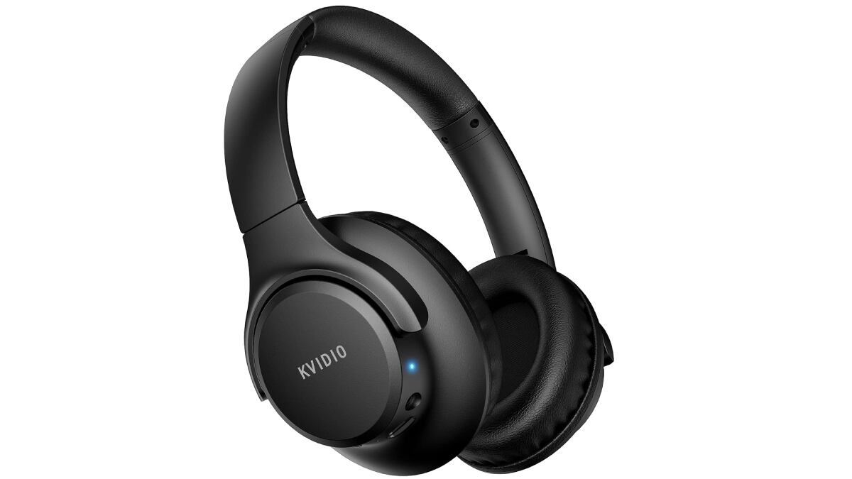 Cascos inalámbricos de diadema con sonido Hi-Fi.