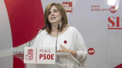 La diputada del PSOE Pilar Cancela.