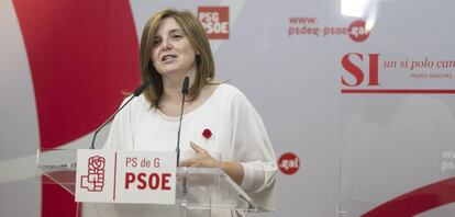 La diputada del PSOE Pilar Cancela.