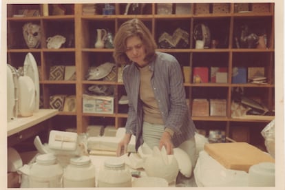 Gerda Gruber, en 1980, en Monterrey.