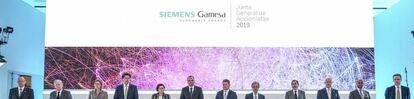 Imagen de la junta de accionistas de Siemens Gamesa del año pasado.