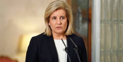 Fátima Báñez, ministra de Empleo