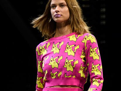 Pikachu protagoniza el desfile de Jeremy Scott