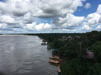 El río Acre sirve como frontera natural entre Bolivia, Perú y Brasil.