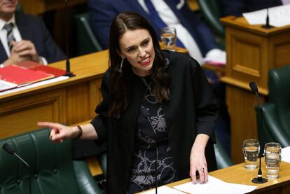 La primera ministra Jacinda Ardern el pasado 8 de noviembre en el Parlamento en Wellington, Nueva Zelanda.