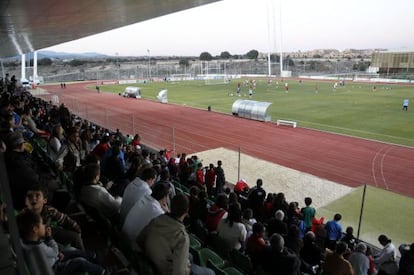 The Spanish national team's training center in the Madrid suburb of Las Rozas.