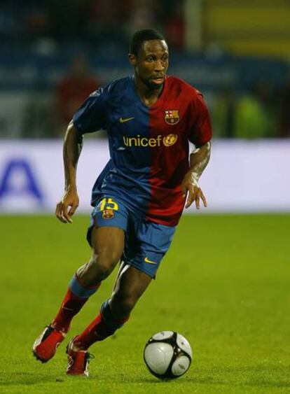 Keita, en un partido de <i>Champions</i>