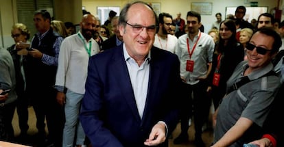 El candidato del PSOE para la Comunidad de Madrid, Ángell Gabilondo.