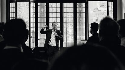 Vincent Chaperon, 'chef de cave' de Dom Pérignon, en el palacio Soranzo Van Axel. 