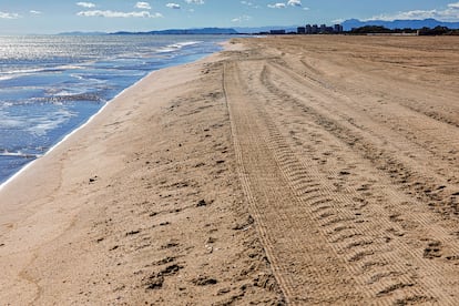 La costa del sur de Valencia.