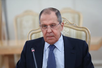 Sergei Lavrov, ministro de Exteriores de Rusia, el pasado 16 de abril en Moscú.