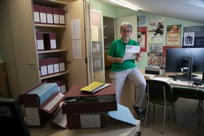 Antonio Castillo, responsable del Archivo de Escrituras Cotidianas, en Alcalá de Henares. 