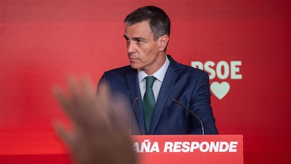 Pedro Sánchez, en la sede del PSOE el 16 de junio.