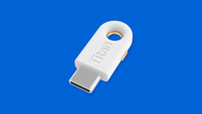 Titan Security Key de Google con USB-C.