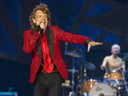 Los Rolling Stones en concierto el pasado a&ntilde;o en el circuito de Indianapolis