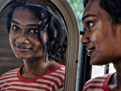 Archana tiene 19 años y vive en el hogar de acogida para la comunidad transgénero del distrito de Ernakulam, en la ciudad india de Kochi del estado de Kerala.