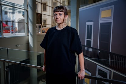 La periodista y editora Liz Pelly, en el CCCB el jueves 5 de junio.
