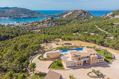 Vista panorámica de la finca, con 96.000 metros cuadrados, situada en el suroeste de Mallorca.