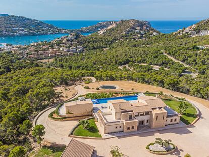 Vista panorámica de la finca, con 96.000 metros cuadrados, situada en el suroeste de Mallorca.