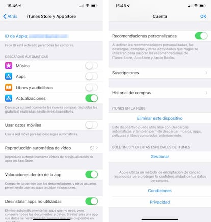 Eliminar dispositivo de nuestro ID de Apple.