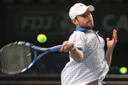 Andy Roddick, durante el encuentro