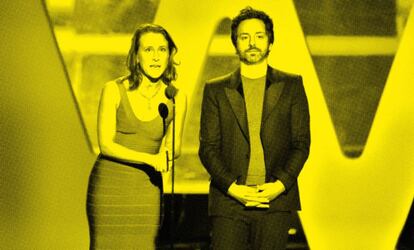 Sergey Brin, cofundador de Google, y su mujer, Anne Wojcicki (izquierda) protagonizaron un mediático divorcio