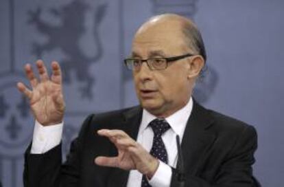 El ministro de Hacienda, Cristóbal Montoro. EFE/Archivo