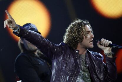 David Bisbal, en una actuación.