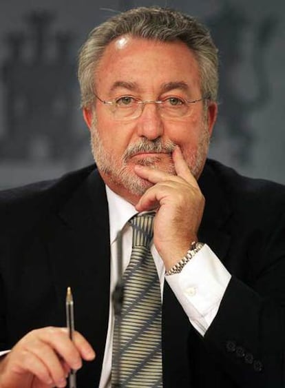 El ministro de Sanidad, Bernat Soria ayer.