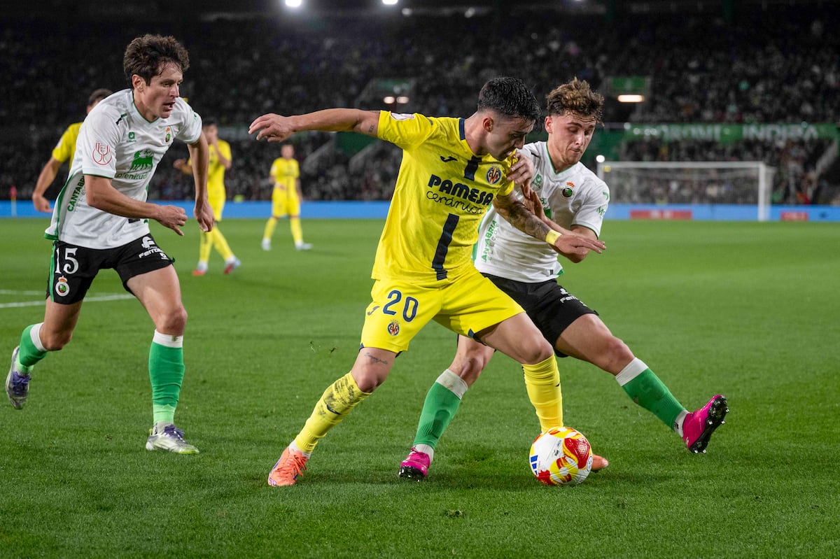 El Villarreal se despide de la Copa en El Sardinero